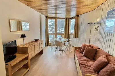 Image de Charmant studio de 4 personnes avec vue imparable plein sud