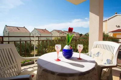 Garçonnière avec la terrasse Promajna, Makarska (As-20785-c)