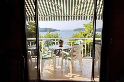 Image de Appartement d'une chambre prés de la plage Prizba, Korcula (A-20862-b)