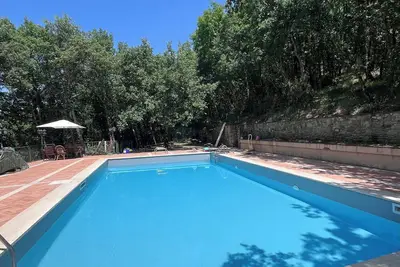 suite apartment in residence with swimming pool in the Tuscan countryside.