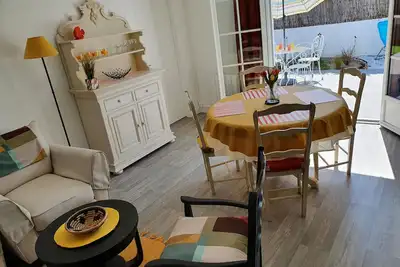 Image de Elégante maison à 2 pas de la plage du midi