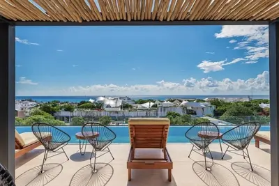 Image de Spacious studio with private plunge pool & patio - 5 min to the beach