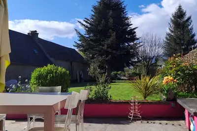 Image de dUplex de décorateur dans une nature authentique