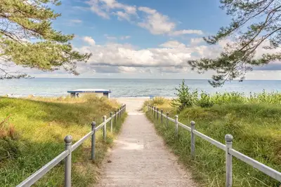 Image de Villa Strandidyll Ap. 10, Balkon mit Meerblick, Strandkorb - A. 2. 1, Apartment 10 / 2-raum, Balkon,