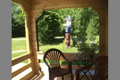 Chalet Kwikstaart on small-scale nature campsite 't Ol Gat