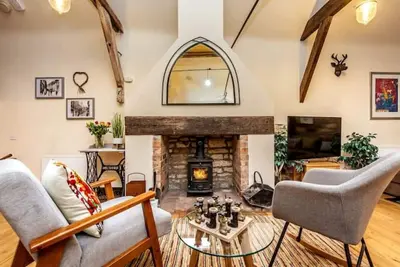 Image de The Stocks Barn, renovated 1750’s barn in picturesque Lincolnshire cliff village