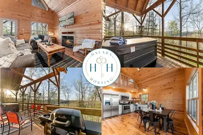 Image de Pet-Friendly Peaceful Cabin Near River w/ Fire Pit + Hot Tub Sleeps 10