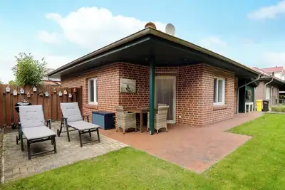 Image de Maison de vacances 'Ferienhaus Nordlicht' avec terrasse, jardin et Wi-Fi