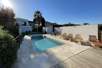 Image de Maison vue mer 4 chambres piscine privée Ste Maxime