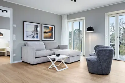 Image de 102 qm Großes, Komfortables Apartment mit Balkon und Zwei Bädern an der Ostsee - Strandresidenzen