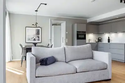 Image de Ferienapartment mit Balkon, Direkt an der Ostsee Gelegen, nur 130 m zum Strand!