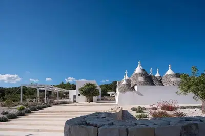 Puglia's Traditional Trullo with Pool