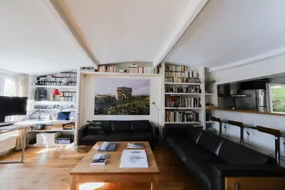 Image de Terrasse et vue sur Paris