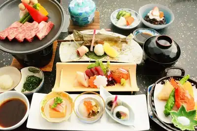 Image de Dinner with domestic beef  2 meals included Rec / Hokuto Yamanashi