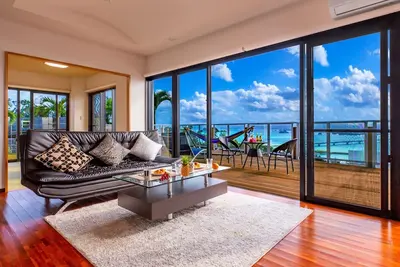 Image de Popular Kouri Islandocean view Fully equipped with Bbq equipment Spacious wood deck with garden / Kunigami-gun Okinawa