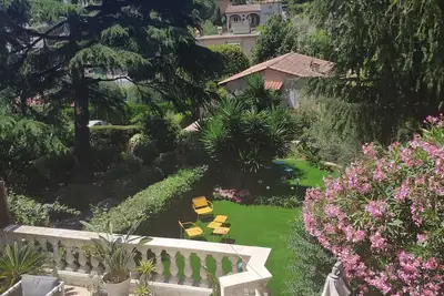 Image de Maison Villefranche S/mer 4ch/jardin Privé et Piscine Partagée
