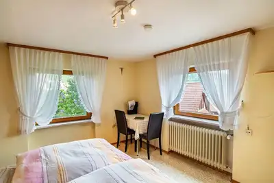 Image de Appartement 'Bergblick' avec vue sur les montagnes, terrasse partagée et Wi-Fi