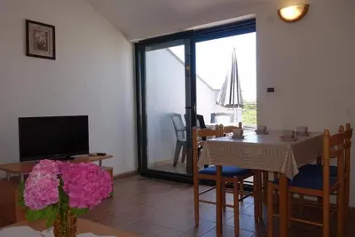 Image de Appartement d'une chambre avec la terrasse et la vue sur le mer Zaton, Zadar (A-20910-a)
