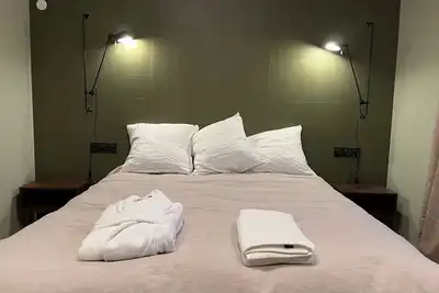 Image de Chambre double avec salle de bain