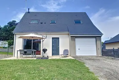 Image de Maison neuve 6 pers à 350m mer, proche balades, avec wifi et jardin