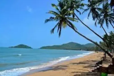 Image de Serene 1bhk holiday studio w\/KitchenACWifi walkable to Candolim Beach, Goa