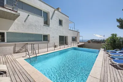 Image de Villa 'Casa Monica' avec vue sur la mer, piscine, jardin, terrasse et Wi-Fi