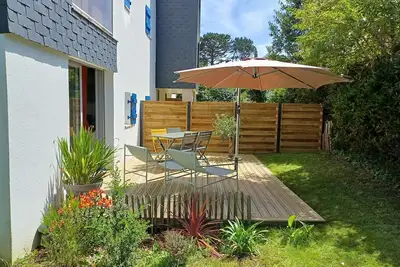 Image de Bénodet, charmant appartement avec jardin, chemin de promenade à pied