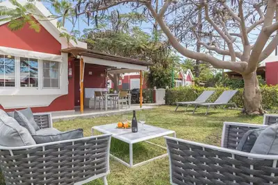 Image de Lightbooking Tunos 73 Maspalomas gran jardín y barbacoa