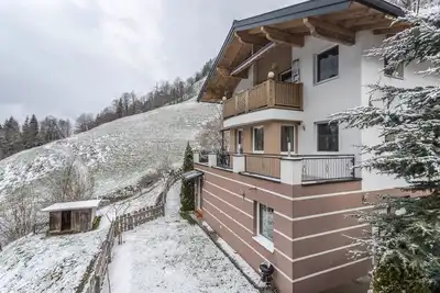 Image de Appartement de vacances 'Apartment Berger' avec vue sur la montagne, jardin commun et Wlan