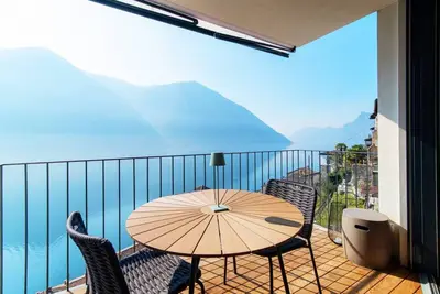 Image de Appartement avec vue magnifique sur le lac Ă Gandria (Unique Gandria 3)