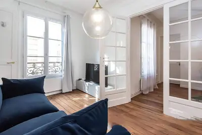Image de Bel appartement Ă Paris avec cuisine