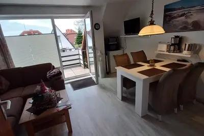 Image de Quiet apartment. 150m to the sea and beach, dog allowed, parking lot in front of the house, Wlan