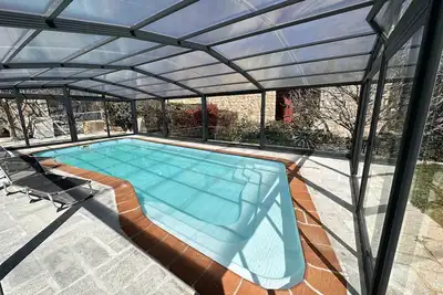 Image de Our House in El Bulín de Valdemanco is called Mirador and it is not very difficult to discover why.