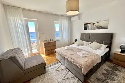 Image de apartment with balcony and sea view