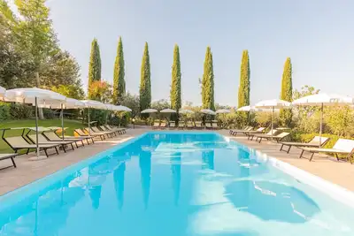 Image de Agritourisme 'Il Greppo - Appartamento Sangiovese' avec piscine partagée