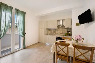Image de Appartement de vacances \"Antichi Ricordi - La Stalla\" avec terrasse, piscine partagée et Wi-Fi
