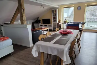 Image de GroĂźe Ferienwohnung fĂĽr 5 Personen mit GroĂźer Dachterrasse