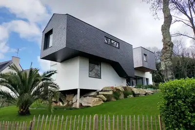 Image de Maison d'architecte, vue mer