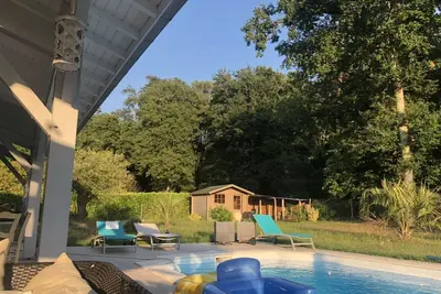 Image de Maison de vacances avec piscine à Casteljaloux