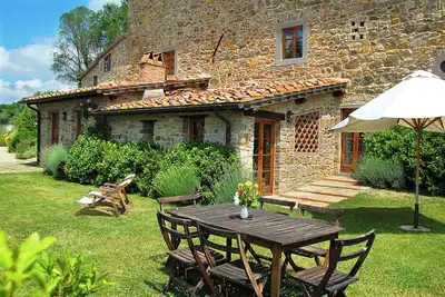 Image de Appartement familial Vigna avec vue sur les vignobles du Chianti Classico
