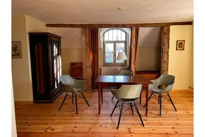 Image de Vacation apartment 5 \"Deer in the evening light\" in the Dechowshof manor house