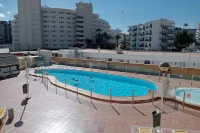 Image de Maison de vacances 'Apartamento Azul' avec vue sur la mer, piscine partagée, balcon et Wi-Fi