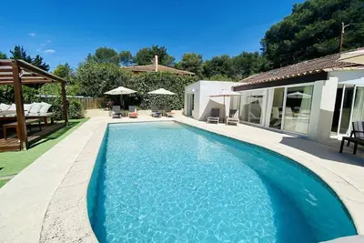 Image de Villa Fg, semi-contemporary, ideal swimming pool for a dream vacation