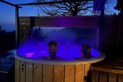 Image de relaxing cottage bain nordique