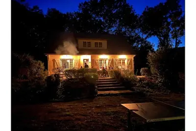 Image de Cottage isolé, fête 24h\/24 autorisée, lac, nature