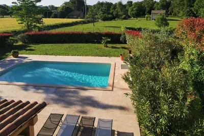 Image de Villa familiale avec Clim et piscine privée