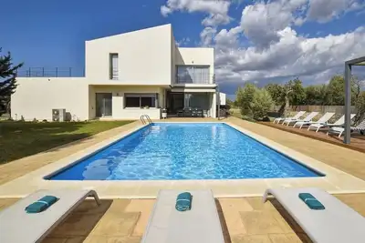 Maison de vacances 'Caleu' avec vue sur la montagne, Wi-Fi et climatisation