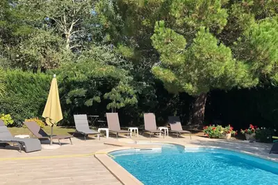 Image de À 200m des plages : Le Logis Des Dunes avec piscine chauffée