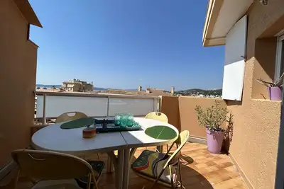 Image de Centre Ste-Maxime, 2 pièces, 5 couchages, climatisation, garage
