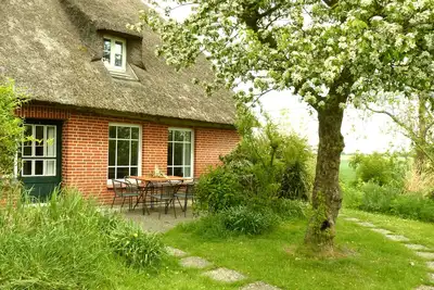 Image de Idyllische Reethaus-hälfte mit Kaminofen, Terrasse+garten / Ebenerdig